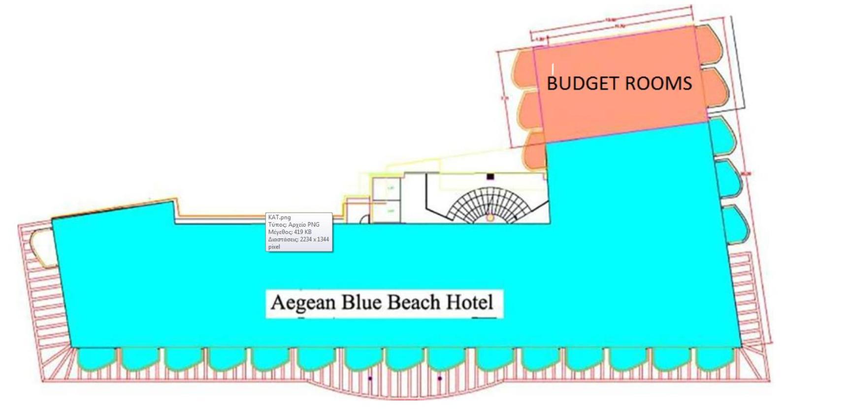 Aegean Blue Beach Hotel Nea Kallikrateia Ngoại thất bức ảnh
